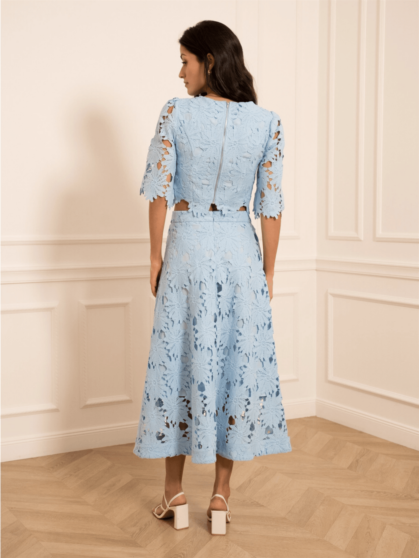 Chloé Top - Light Blue - at home