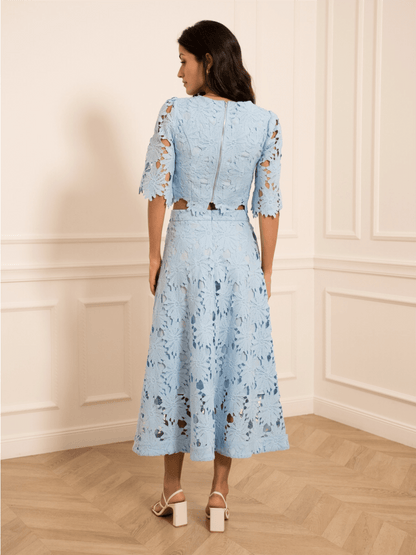 Chloé Top - Light Blue - at home