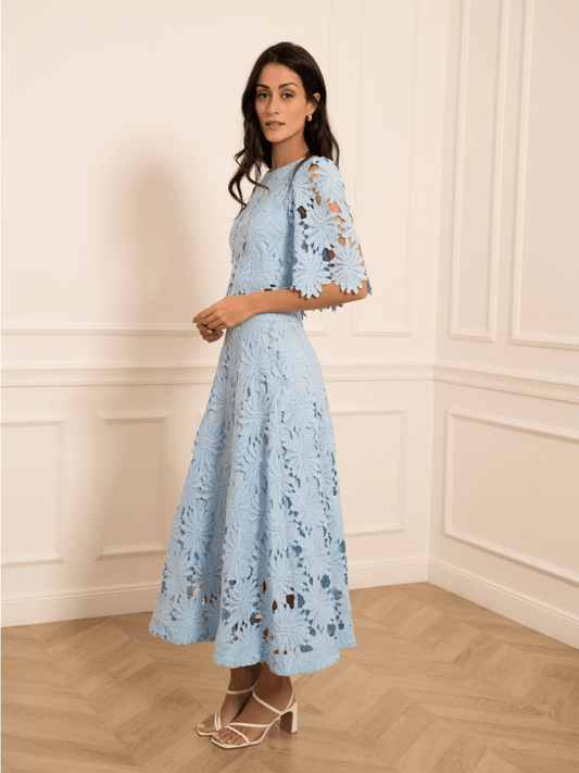 Chloé Top - Light Blue - at home