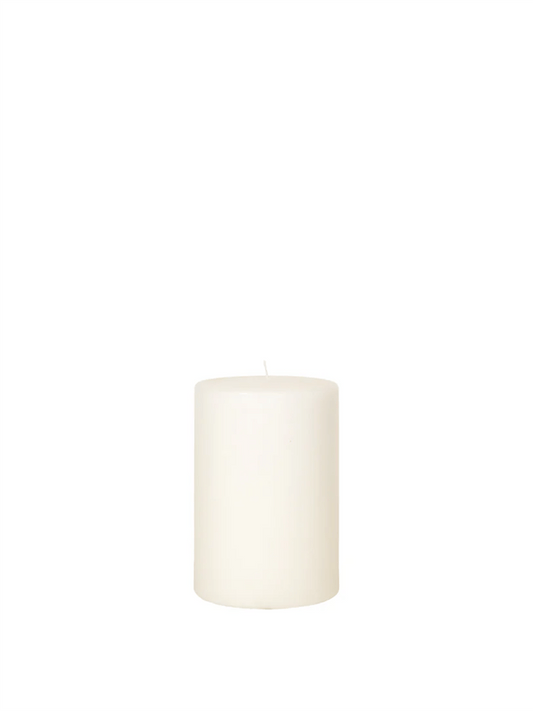 Church Pillar Candle 10x15cm - Antique White - at home