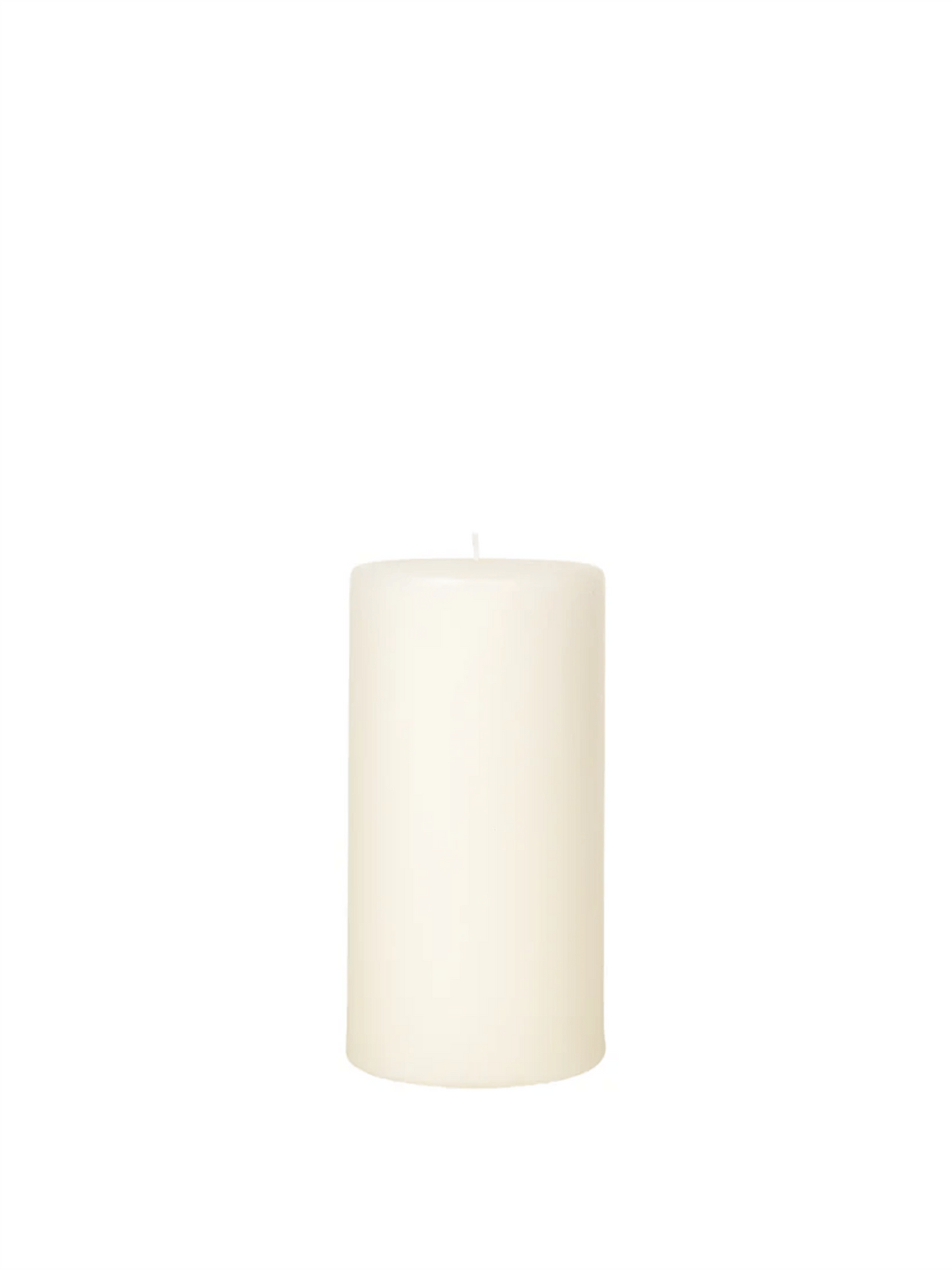 Church Pillar Candle 10x20cm - Antique White - at home
