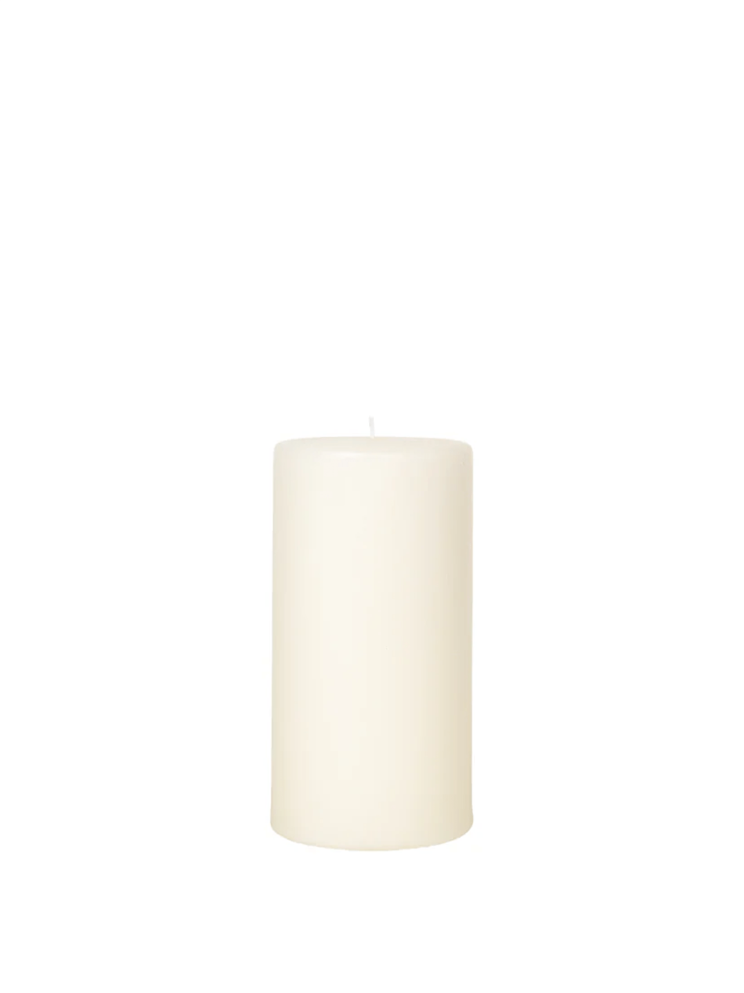 Church Pillar Candle 10x20cm - Antique White - at home