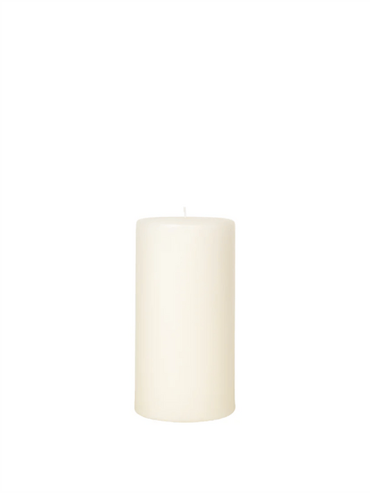 Church Pillar Candle 10x20cm - Antique White - at home