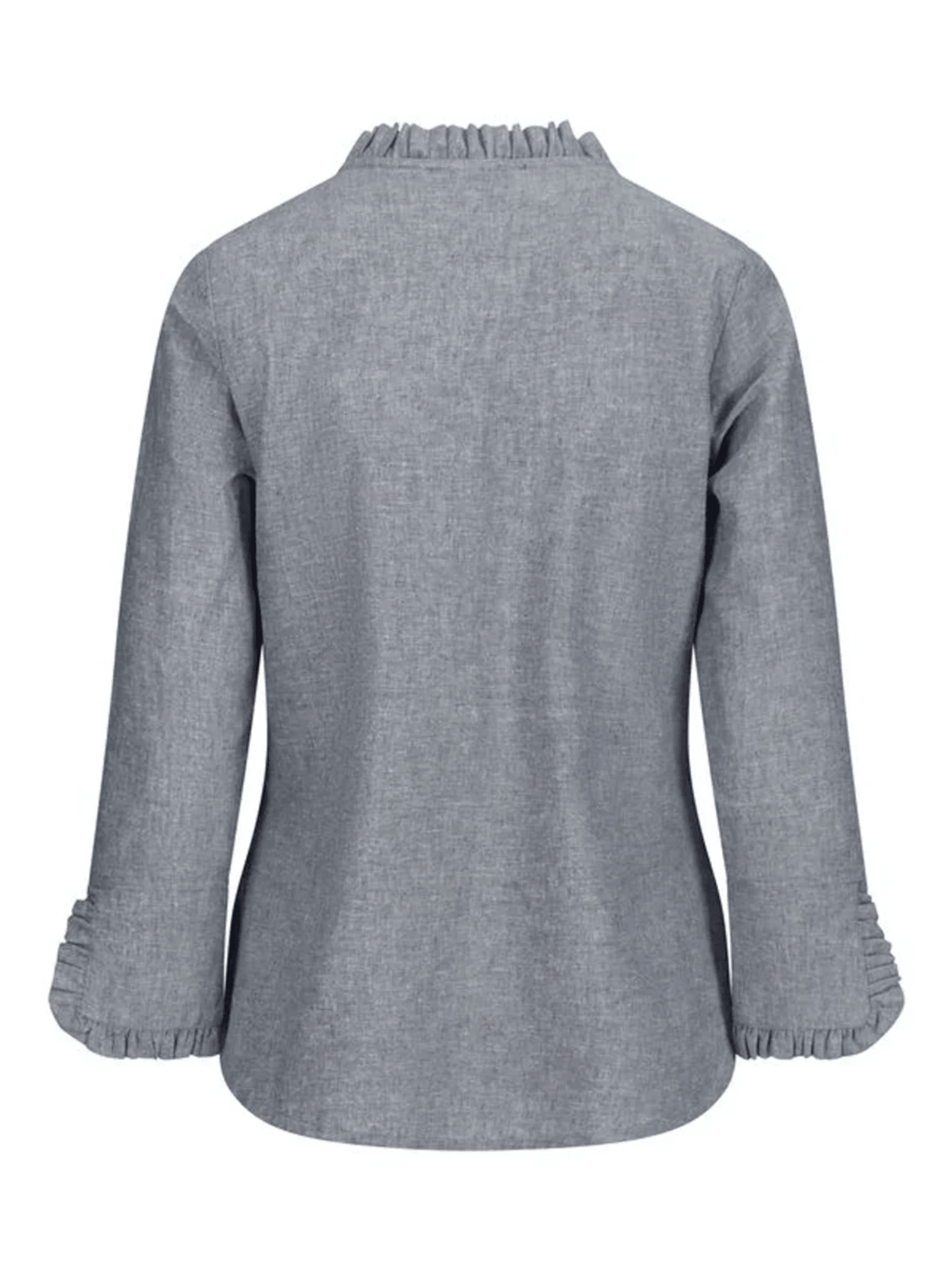 Clarion Linen Shirt - Denim Blue - at home