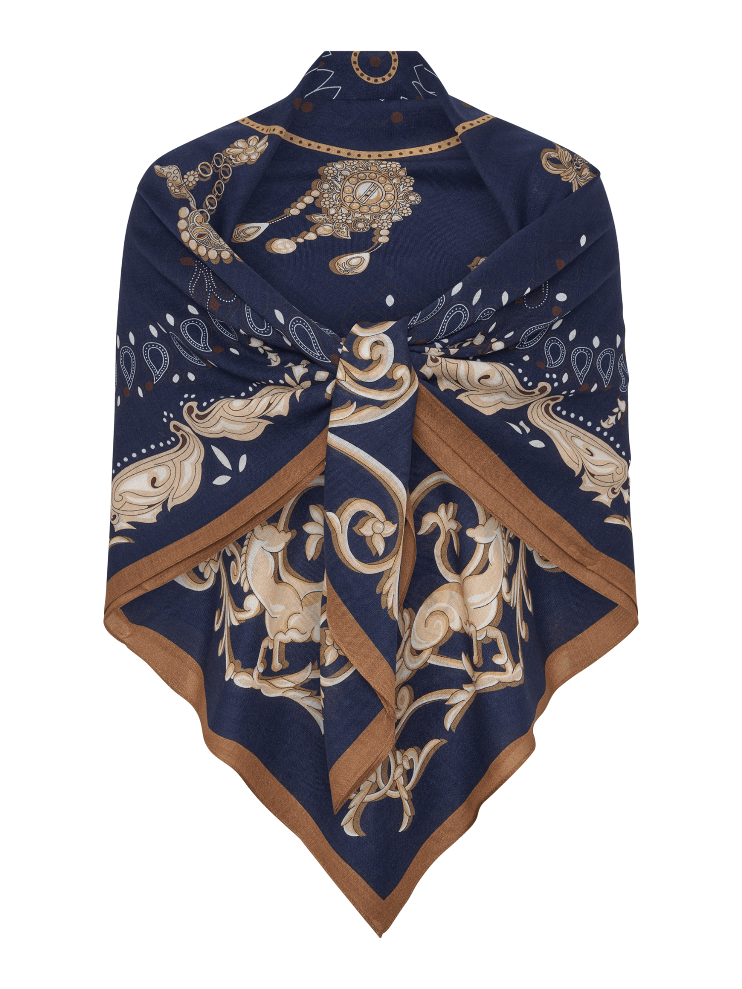 Classy Scarf - Navy - at home