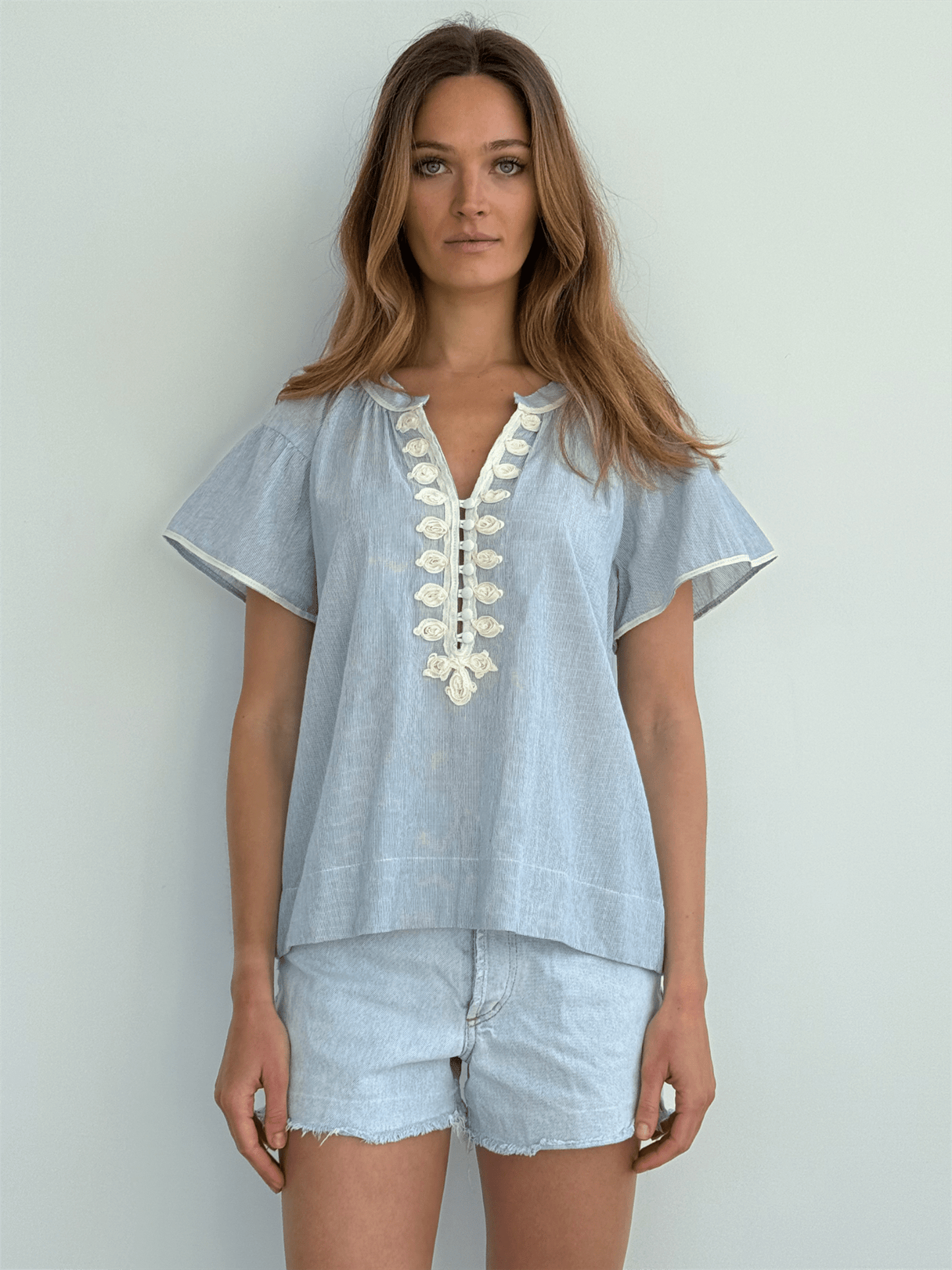 Clematis Top - Blue - at home