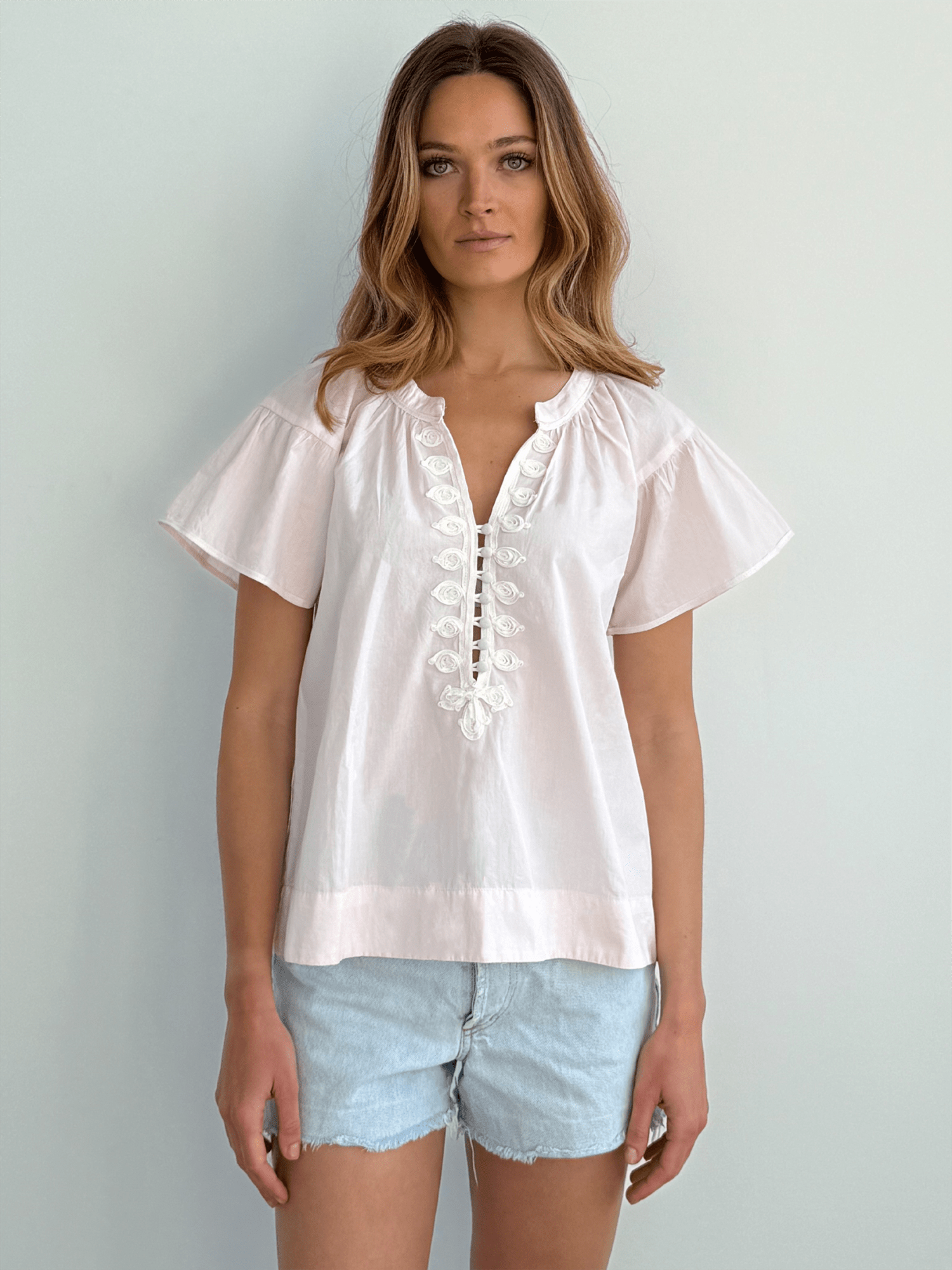 Clematis Top - Pink - at home