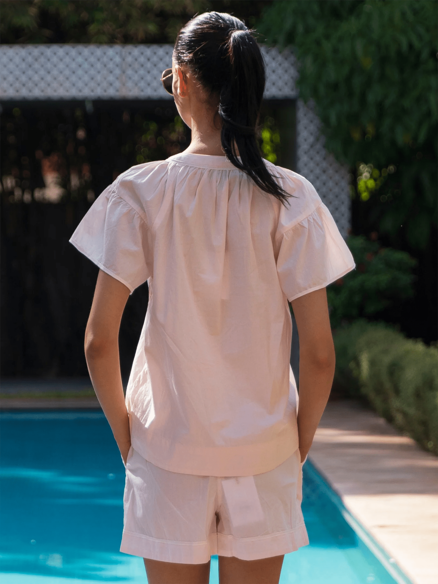 Clematis Top - Pink - at home