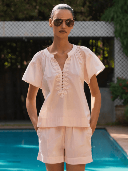 Clematis Top - Pink - at home