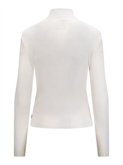 Cora Merino Sweater - White - at home