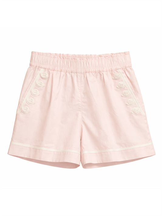 Cornflower Shorts - Pink - at home