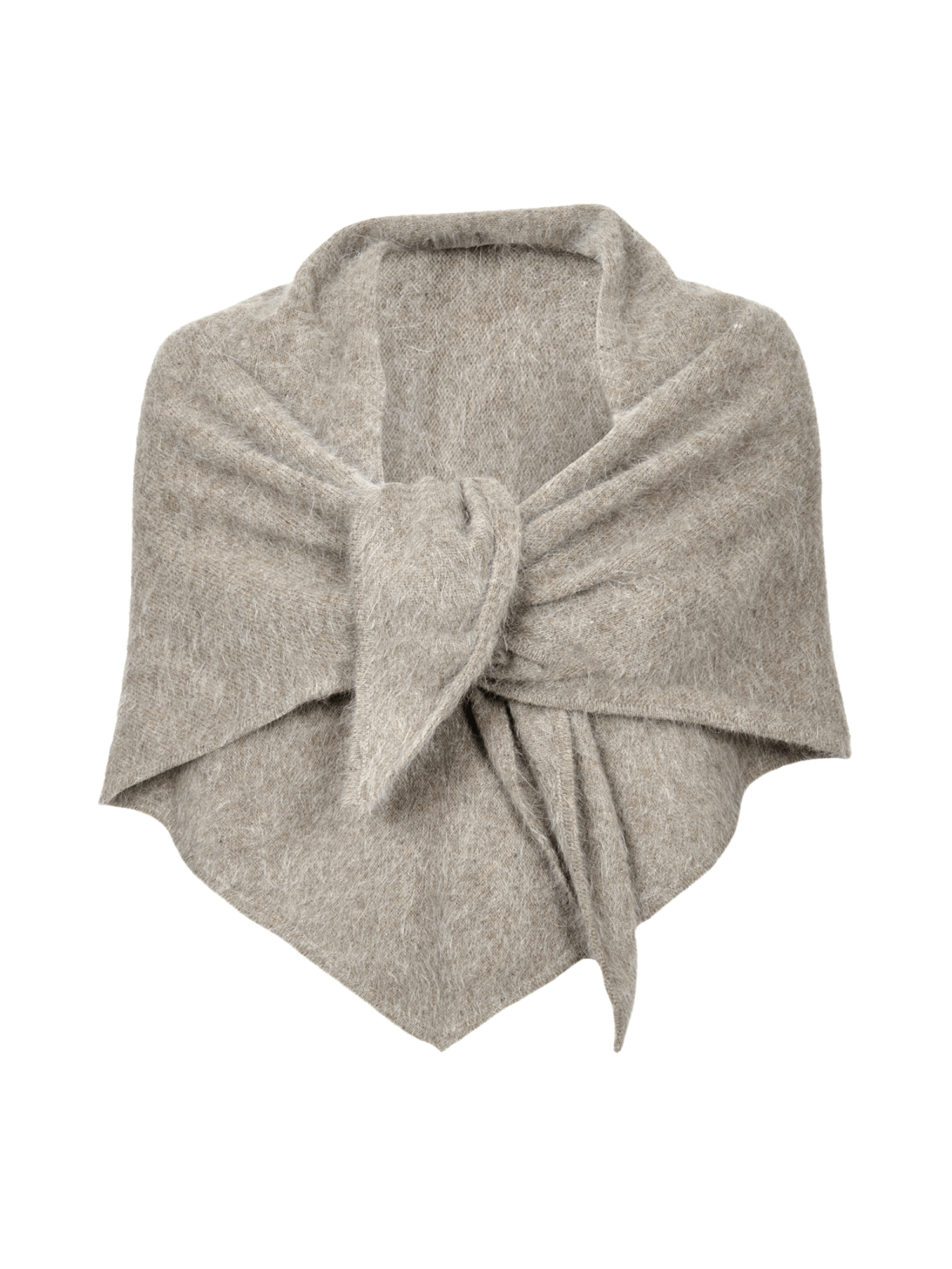 Cosy Shawl - Praline - at home