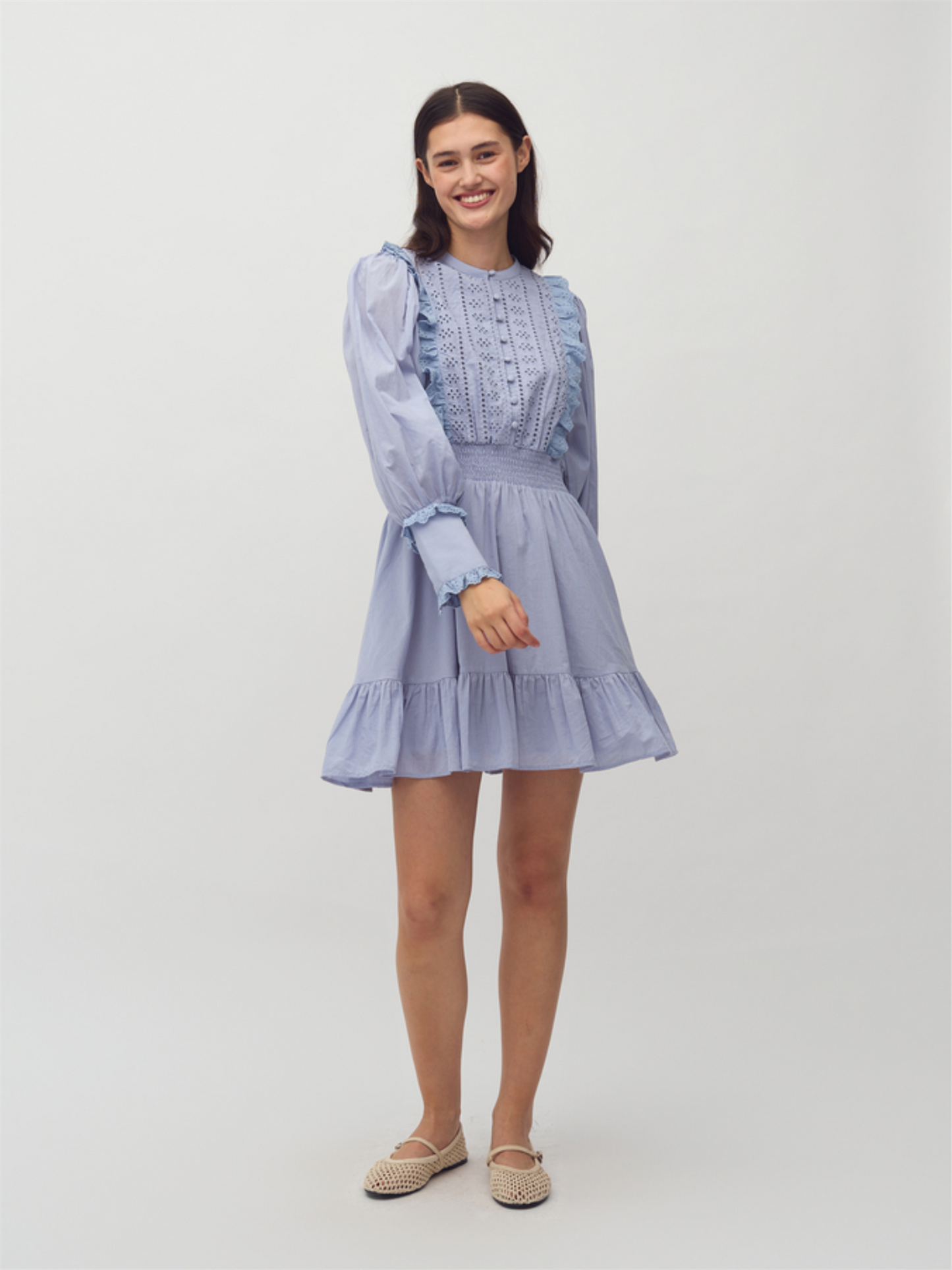 Phernila-M Dress - Steel Blue