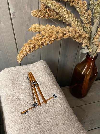 Badehåndkle Ski 70x140cm - Sand