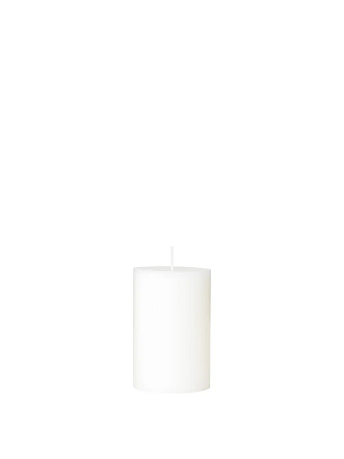 Eco Pillar Candle 10cm - Pure White