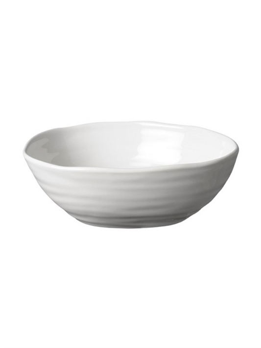 Skål Oval Liten 20cm Capri - Hvit
