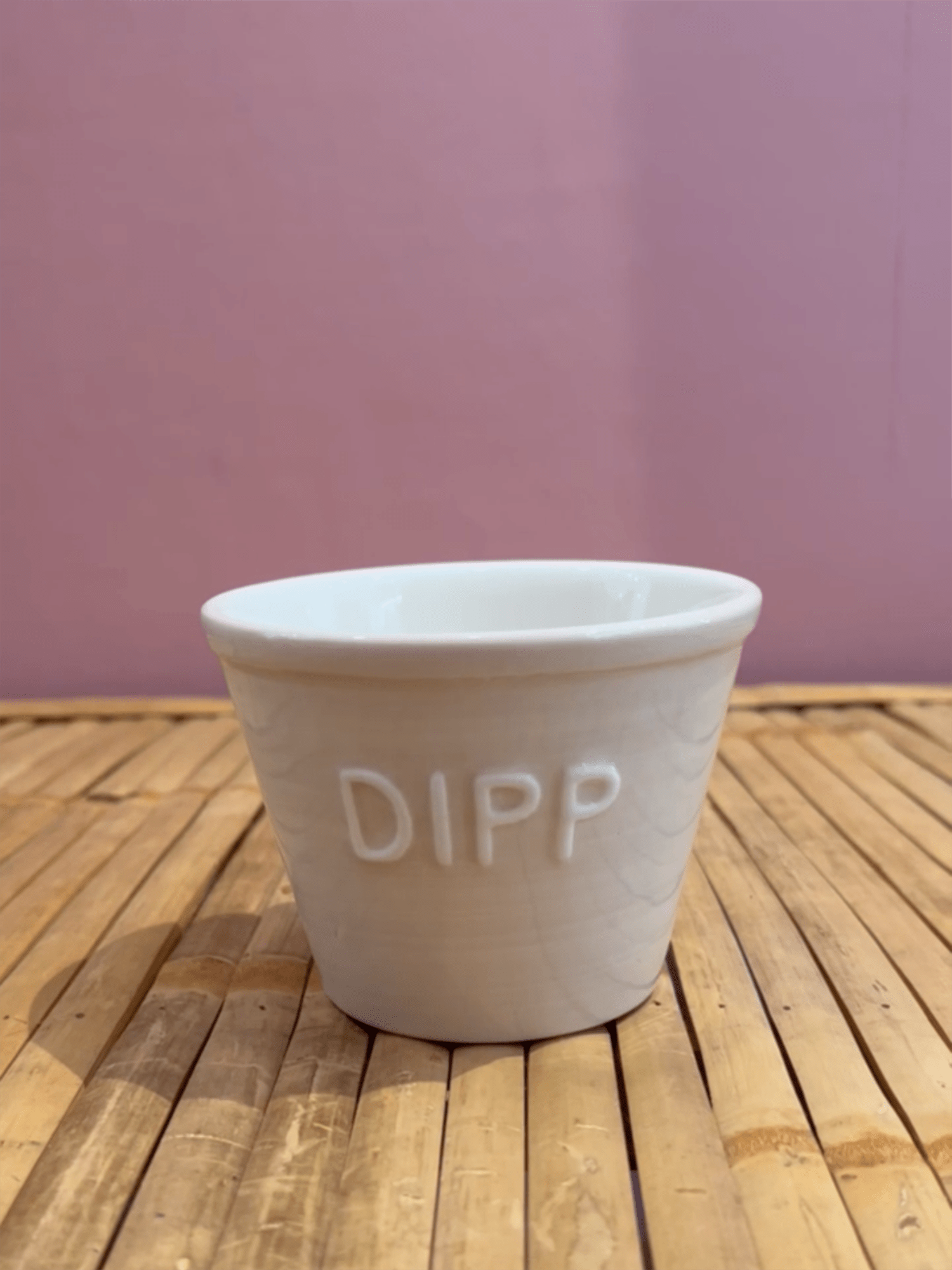 Dippskål - Havre M/Hvit Tekst - at home