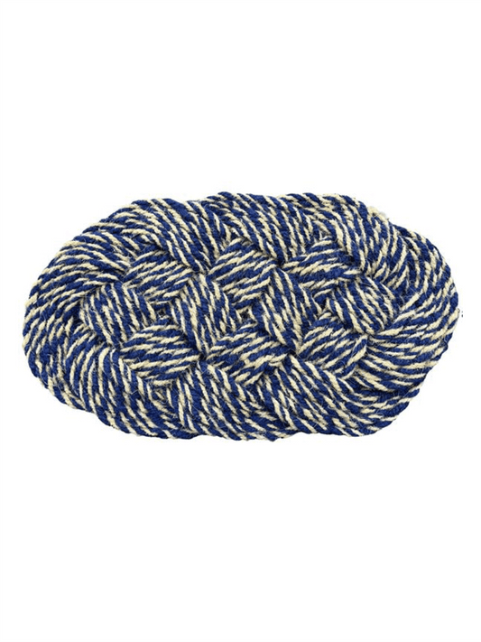 Dørmatte Coir Oval 40x80cm - Blå - at home