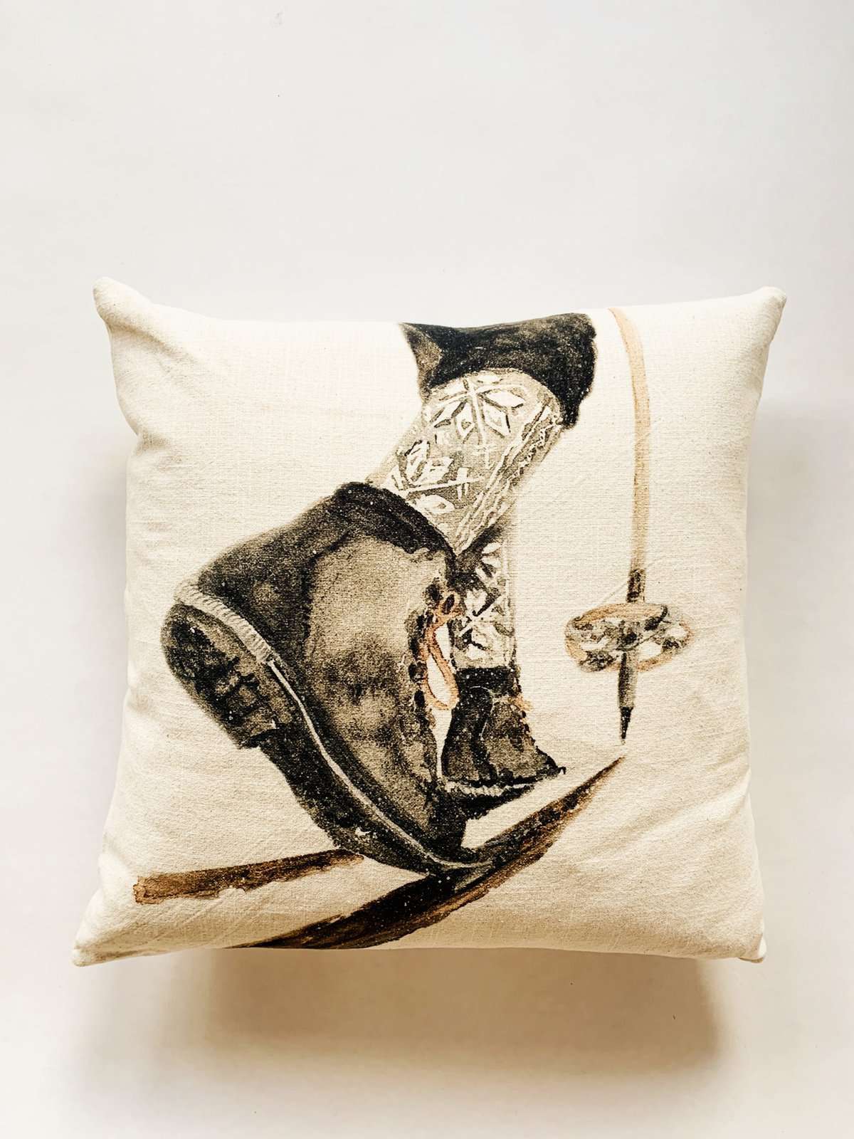 Putetrekk 50x50cm - Skigåer