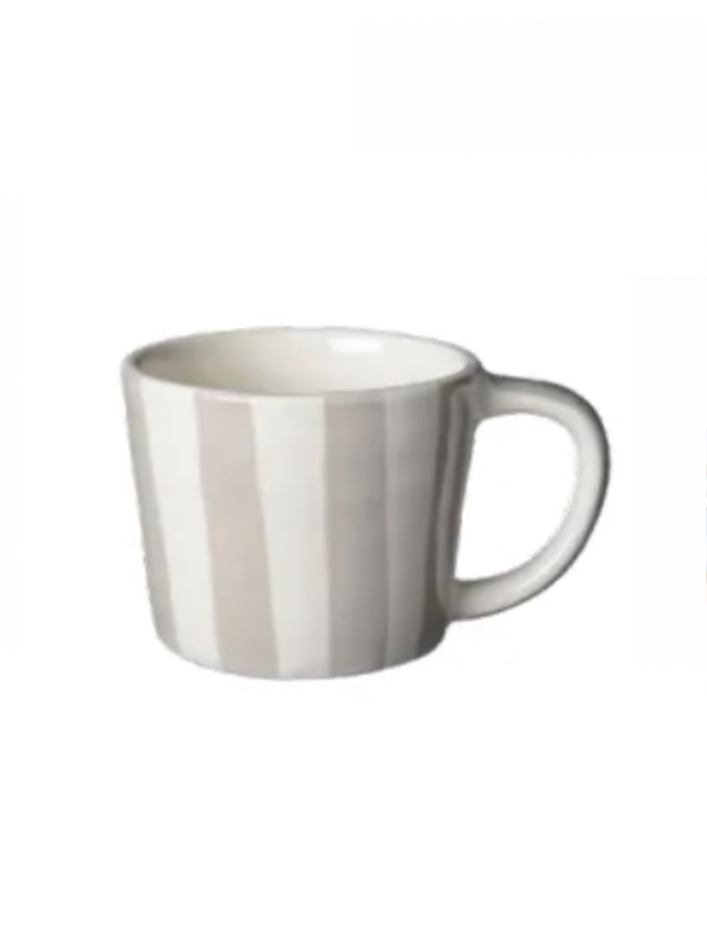 Kopp Cappuccino 35cl Capri - Grå Stripes