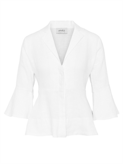 Guro Linen Shirt - White