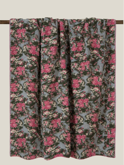 Pledd - Sweet Roses 150x190 Boiled Wool