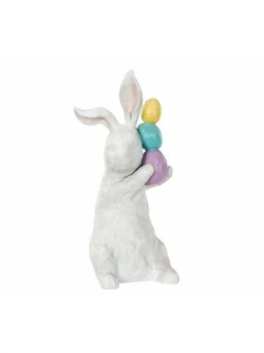 Hvit Hare Med Egg - Balanse