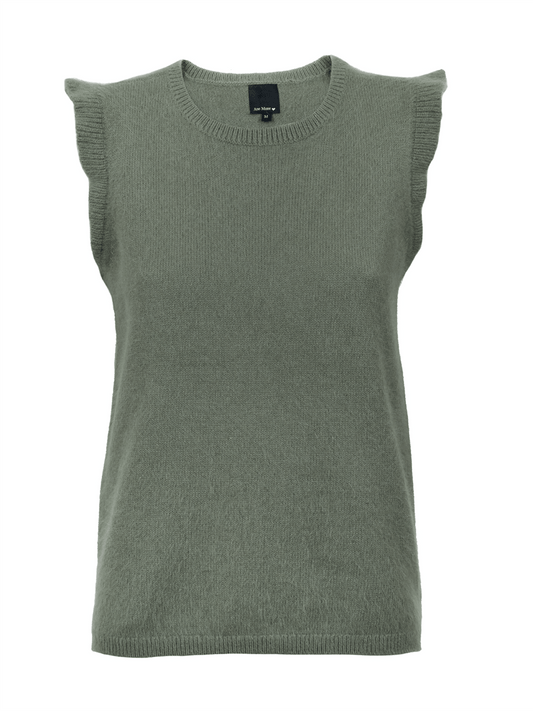 Ebba Waistcoat - Oliven - at home