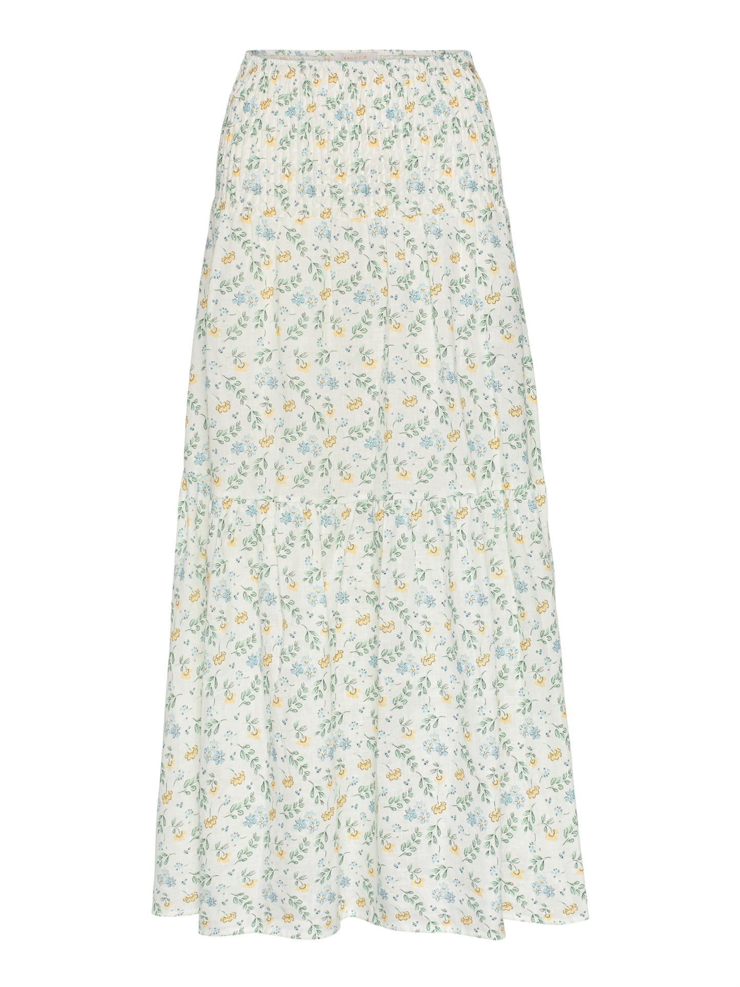 Billy Skirt Printed - Blue Yellow Flower