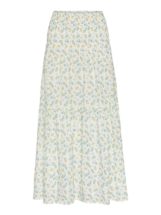 Billy Skirt Printed - Blue Yellow Flower