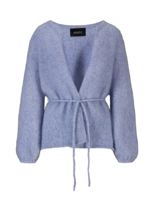 Fredrikke Chunky Cardigan - Light Blue