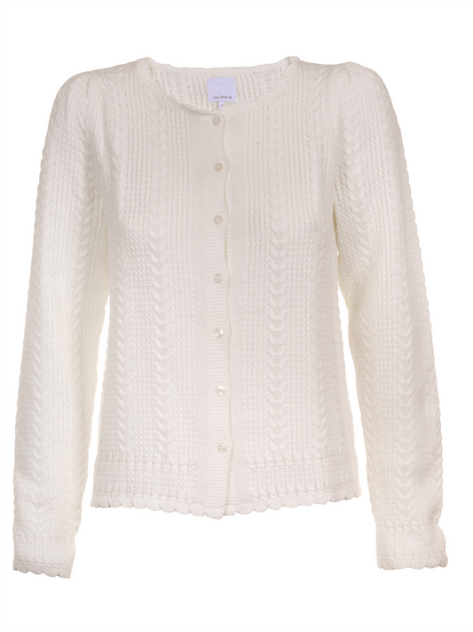 Luciana Cardigan - White