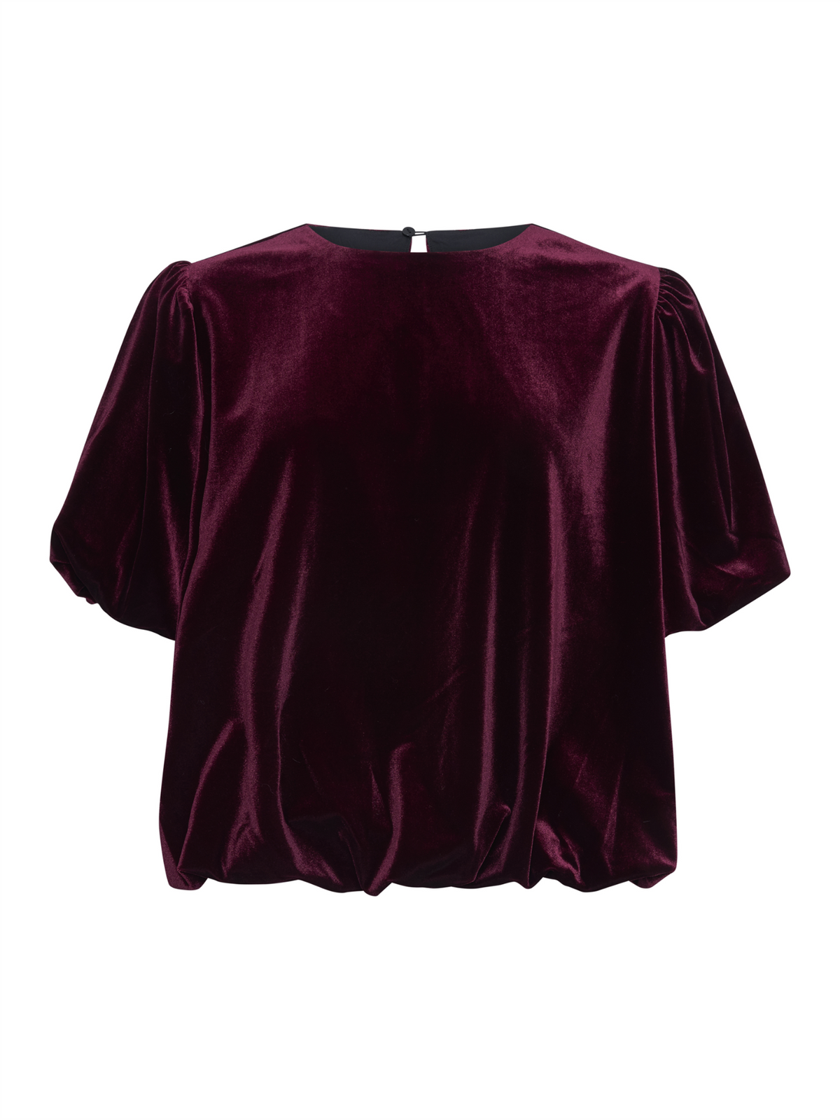 Cute Blouse - Burgundy