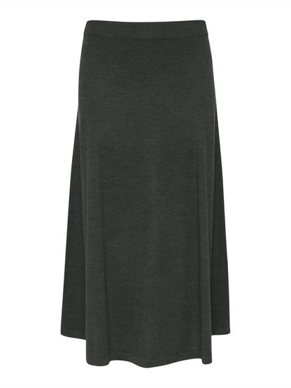 Ella Skirt - Bottle Green - at home