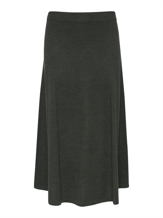 Ella Skirt - Bottle Green - at home