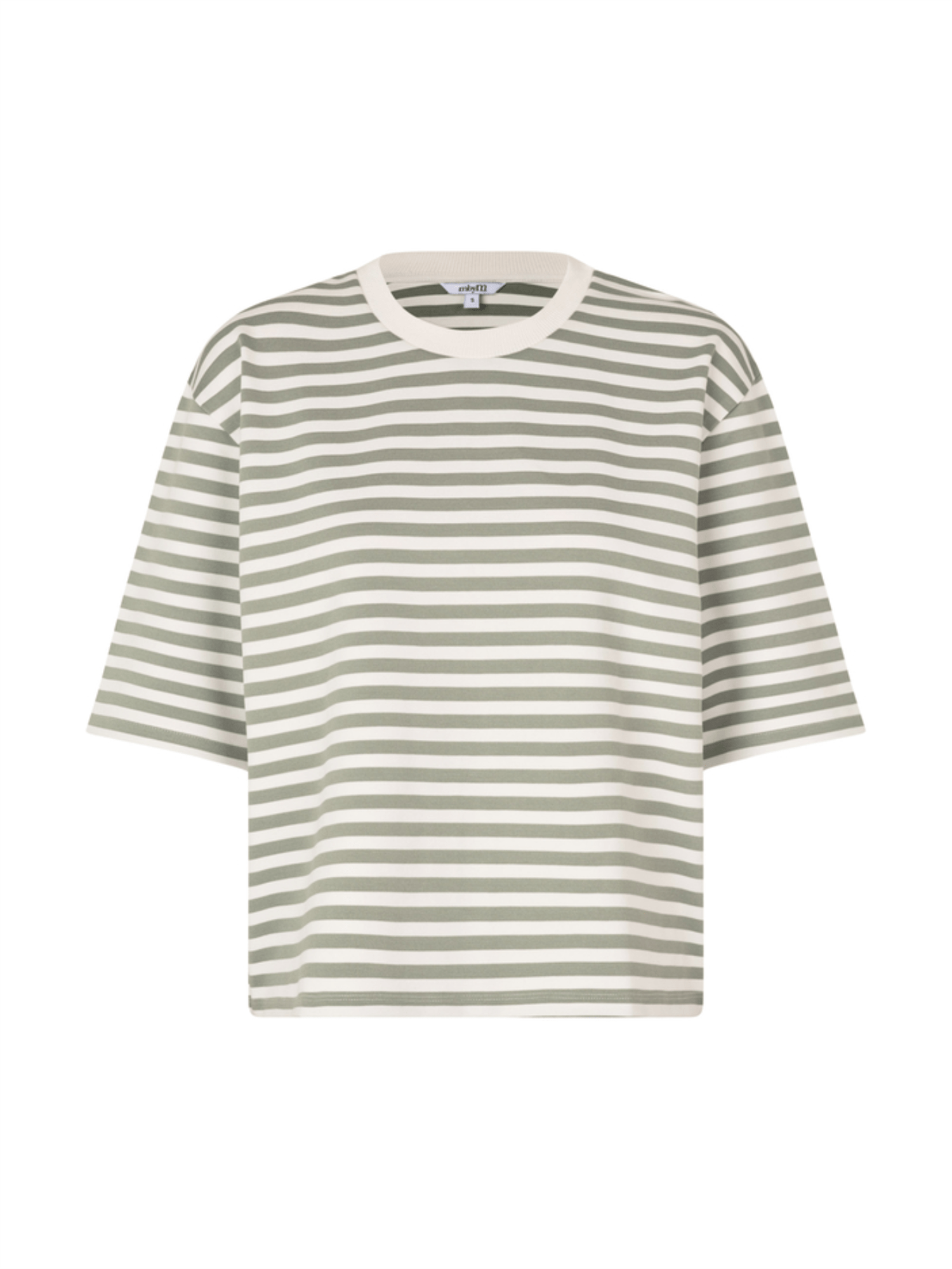 Emrys - M T-shirt - Shadow Sugar Stripe - at home