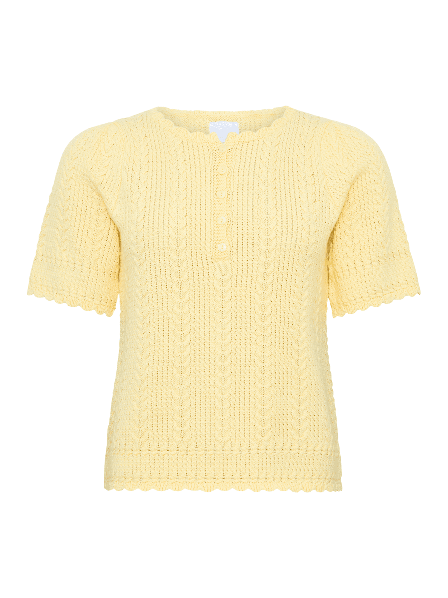 Esmeralda Pullover - Light Yellow - at home