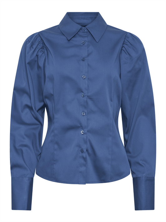Esther Blouse - Shaded Blue - at home