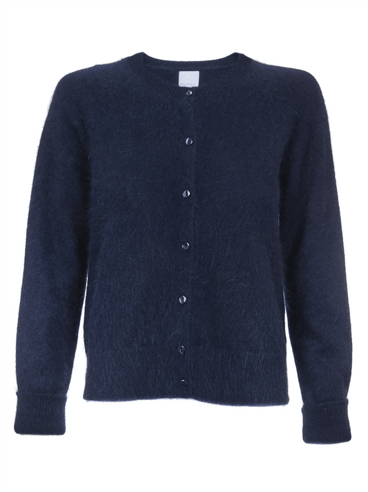 Eva Cardigan - Navy - at home