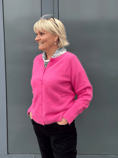 Eva Cardigan - Sangria Sunset - at home