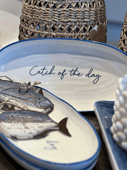 Fat Oval 17x34 Capri - Catch of the day - at home