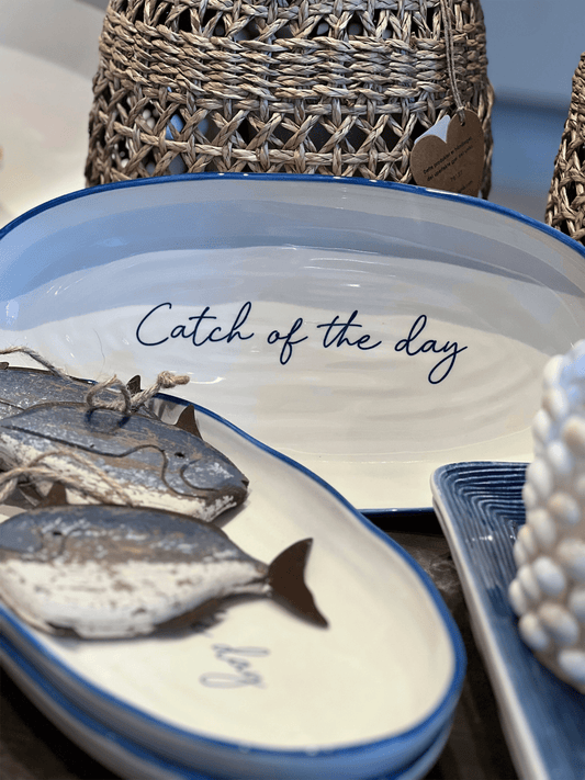 Fat Oval 17x34 Capri - Catch of the day - at home