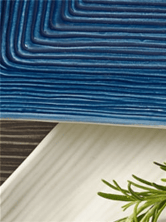 Fat Rektangulært 34cm Colour - Blue - at home