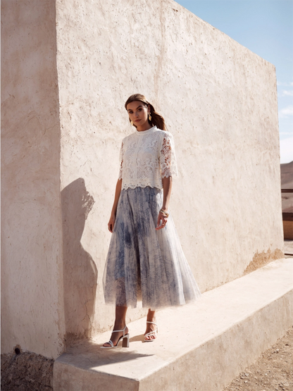 Amber Skirt - Navy Blue