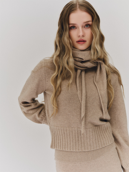 Ronja Casmere Scarf - Beige