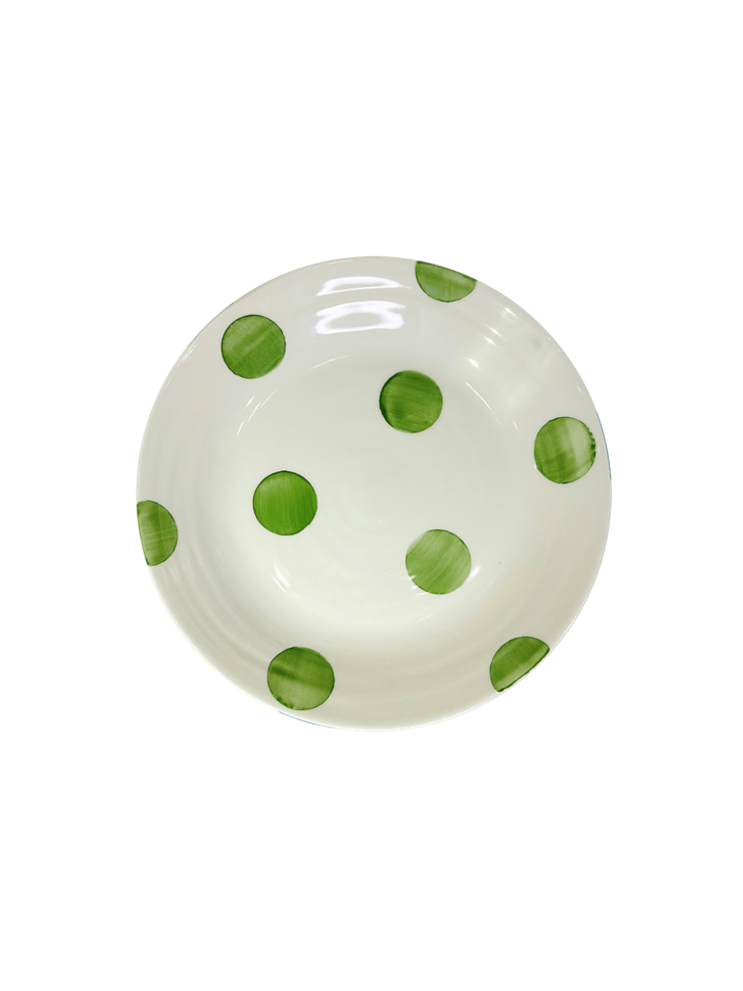 Frokosttallerken 22cm Capri - Grønne Prikker - at home
