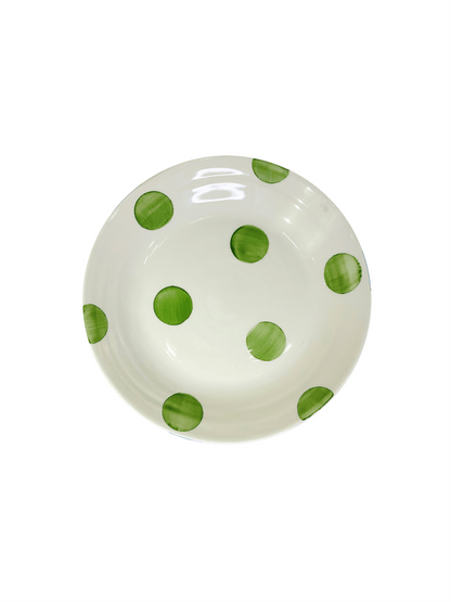 Frokosttallerken 22cm Capri - Grønne Prikker - at home