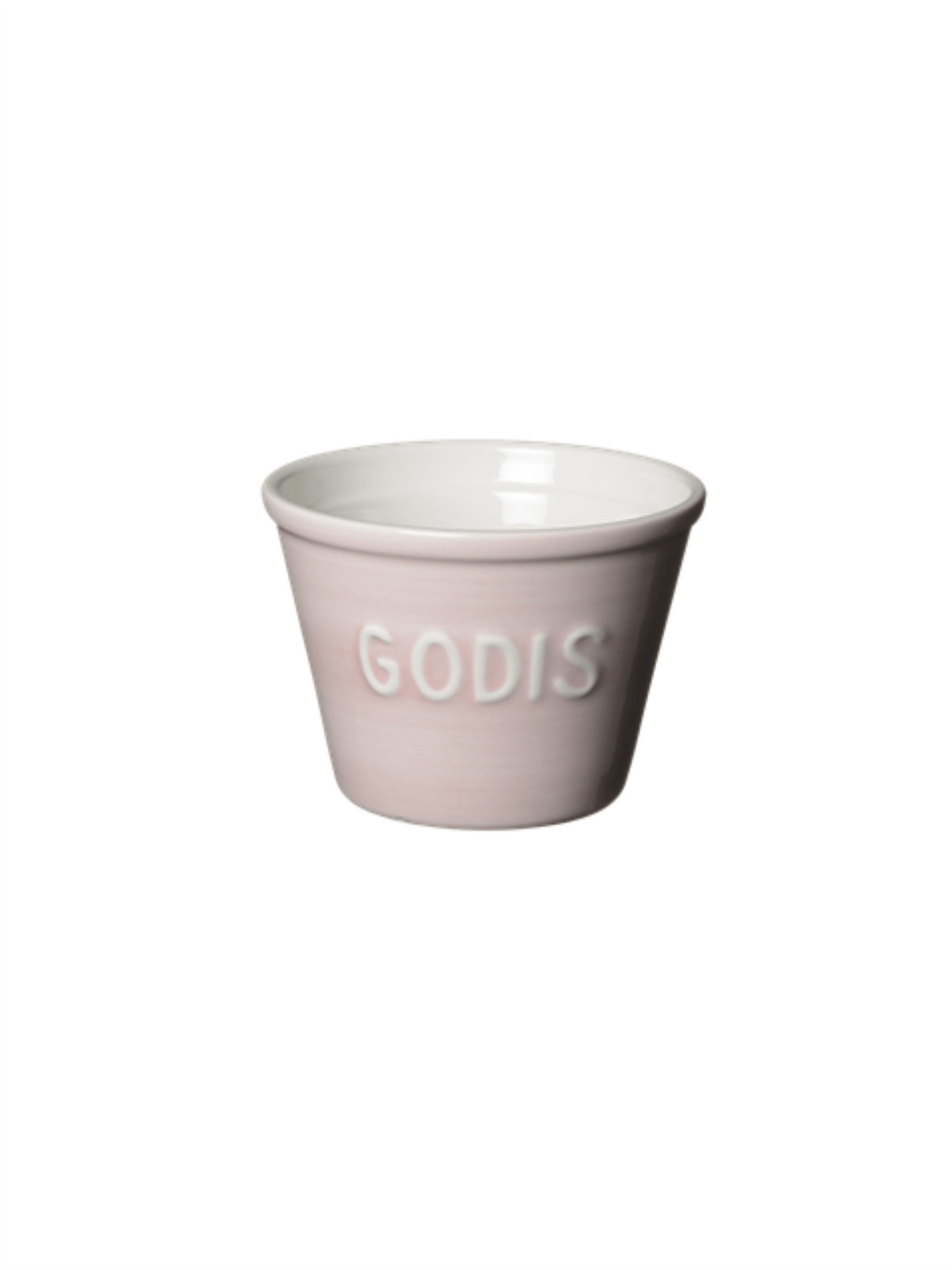 Godis Skål - Soft Pink Med Hvit Tekst - at home