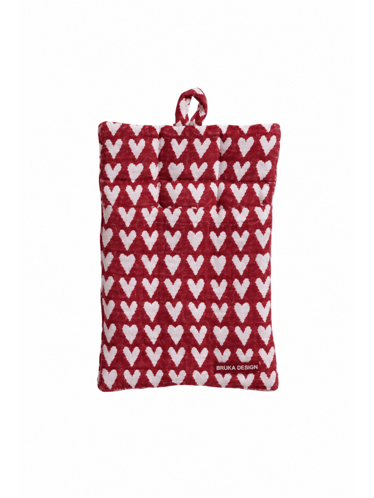 Gryteklut Med Hjerter - Burgundy - at home