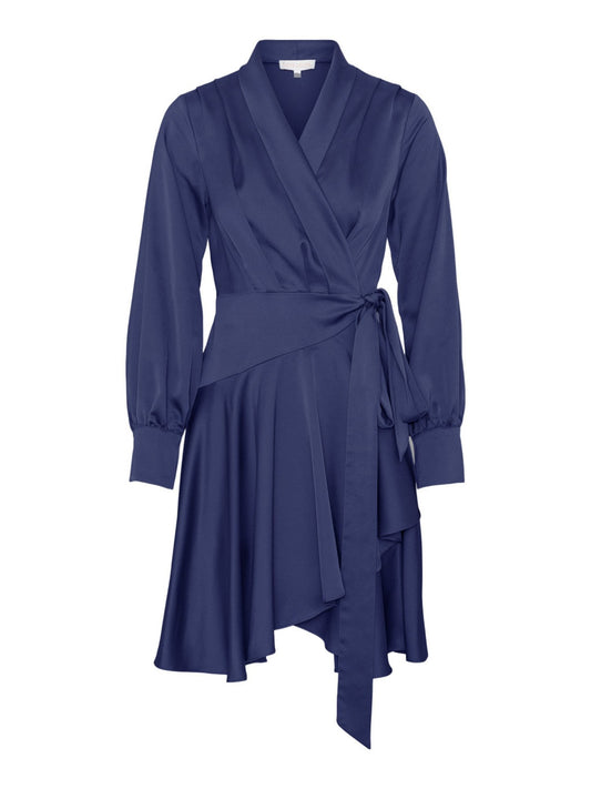 Iza Mini Dress - Blue - at home